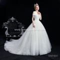 High quality new creative strapless sweetheart neckline classic ivory lace bridal gown